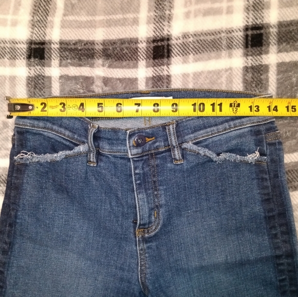 Tory Burch | Harley Jeans Rain Wash Raw Frayed Hem Jeans Womens Size 26 - Picture 15 of 16